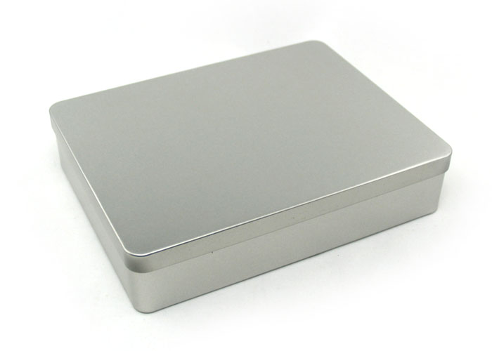 Rectangular custom cookie tin case